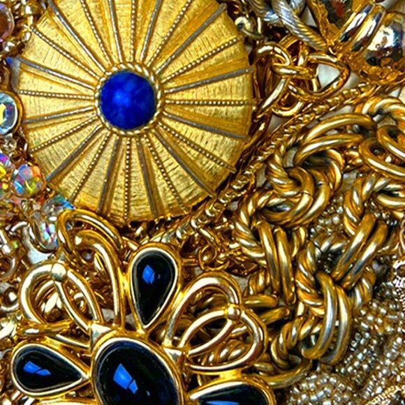 Napier Jewelry - Mob Wife Chunky Gold Jewelry Show 9/5: 051-100